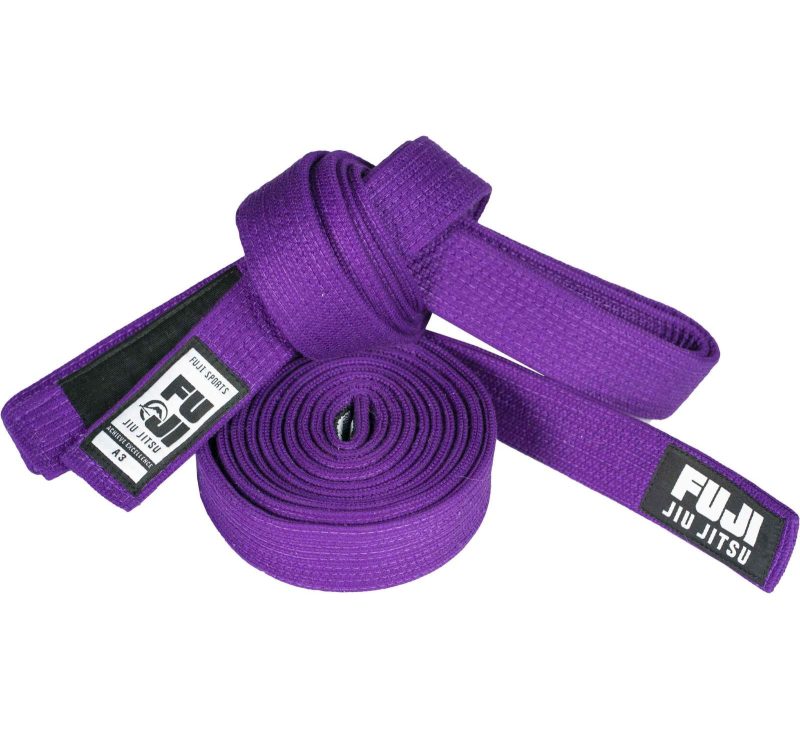 FujiPremiumPearlWeaveBJJBeltpurple