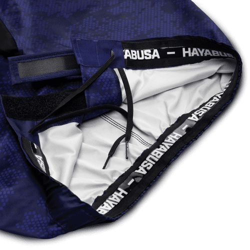 Hex MidLenth FightShorts Blue VelcroDetail