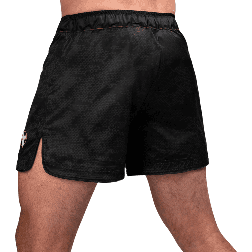 Hexagon Mid Shorts BLACK BACK