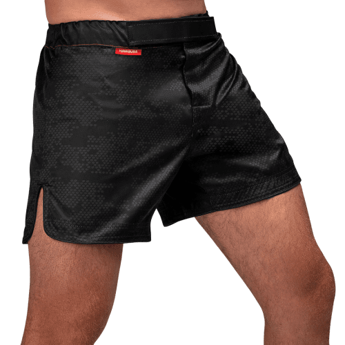 Hexagon Mid Shorts BLACK RIGHT