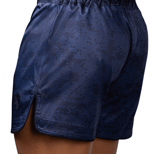 Hexagon Mid Shorts BLUE SideSlit