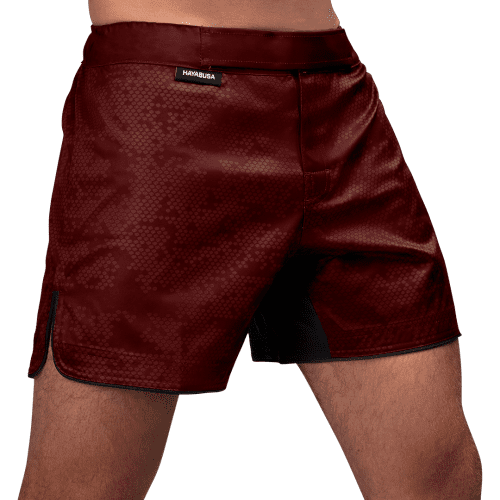 Hexagon Mid Shorts BURGUNDY RIGHT