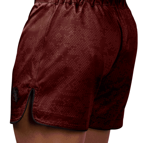 Hexagon Mid Shorts BURGUNDY SideSlit