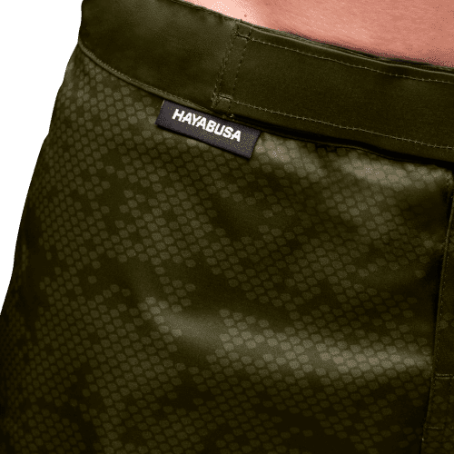 Hexagon Mid Shorts GREEN Detail