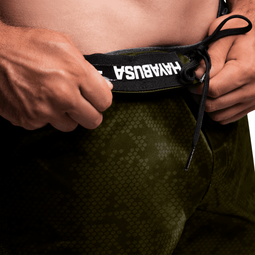 Hexagon Mid Shorts GREEN Silicone