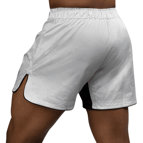 Hexagon Mid Shorts WHITE BACK