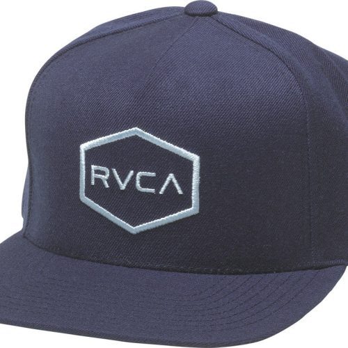 RVCA Commonwealth Snapback Hat navy