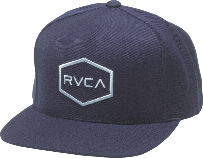 RVCA Commonwealth Snapback Hat navy