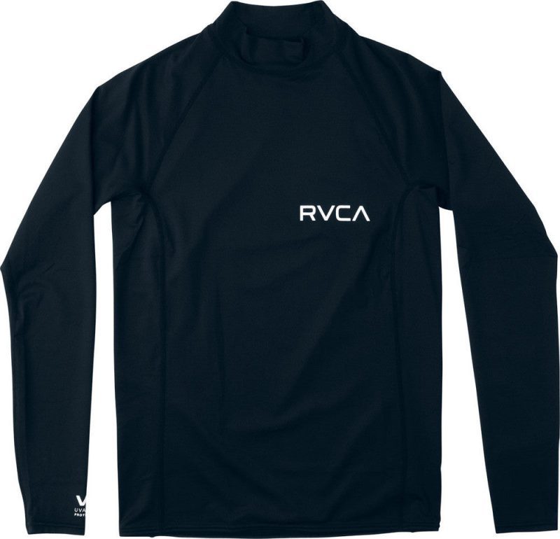 RVCA Solid Long Sleeve Rashguard navy