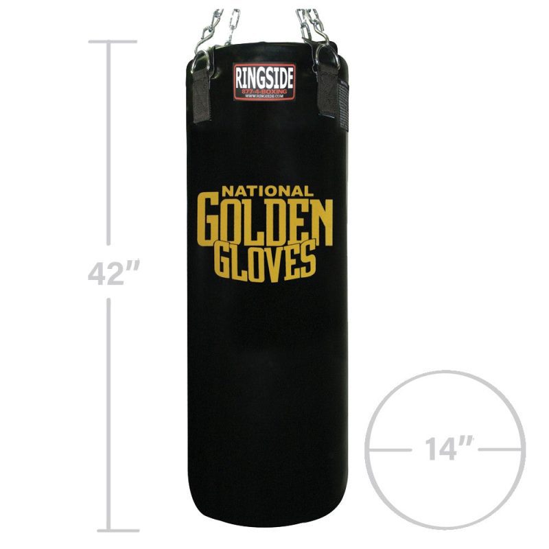 RingsideGoldenGlvoes70LB.HeavyBag2