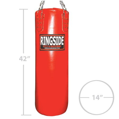 RingsideLeather100lb.HeavyBag Filledred