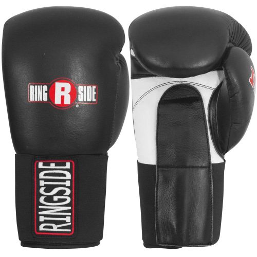 Ringside IMF Tech Hook and Loop Sparring Boxing Gloves black