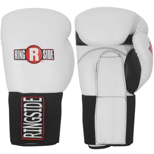 Ringside IMF Tech Hook and Loop Sparring Boxing Gloves white