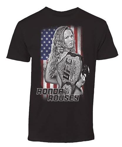 UFC Ronda Rousey Flag Tee